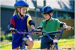 children cycling